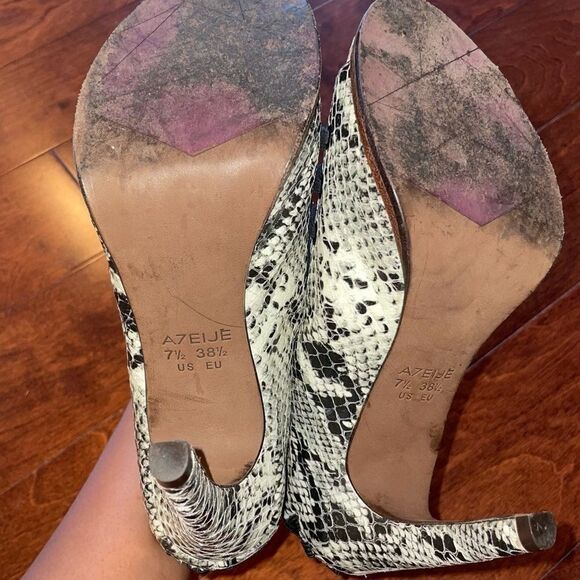 A7EIJĒ New York Lace-up, Peep Toe Bootie - Picture 3 of 6